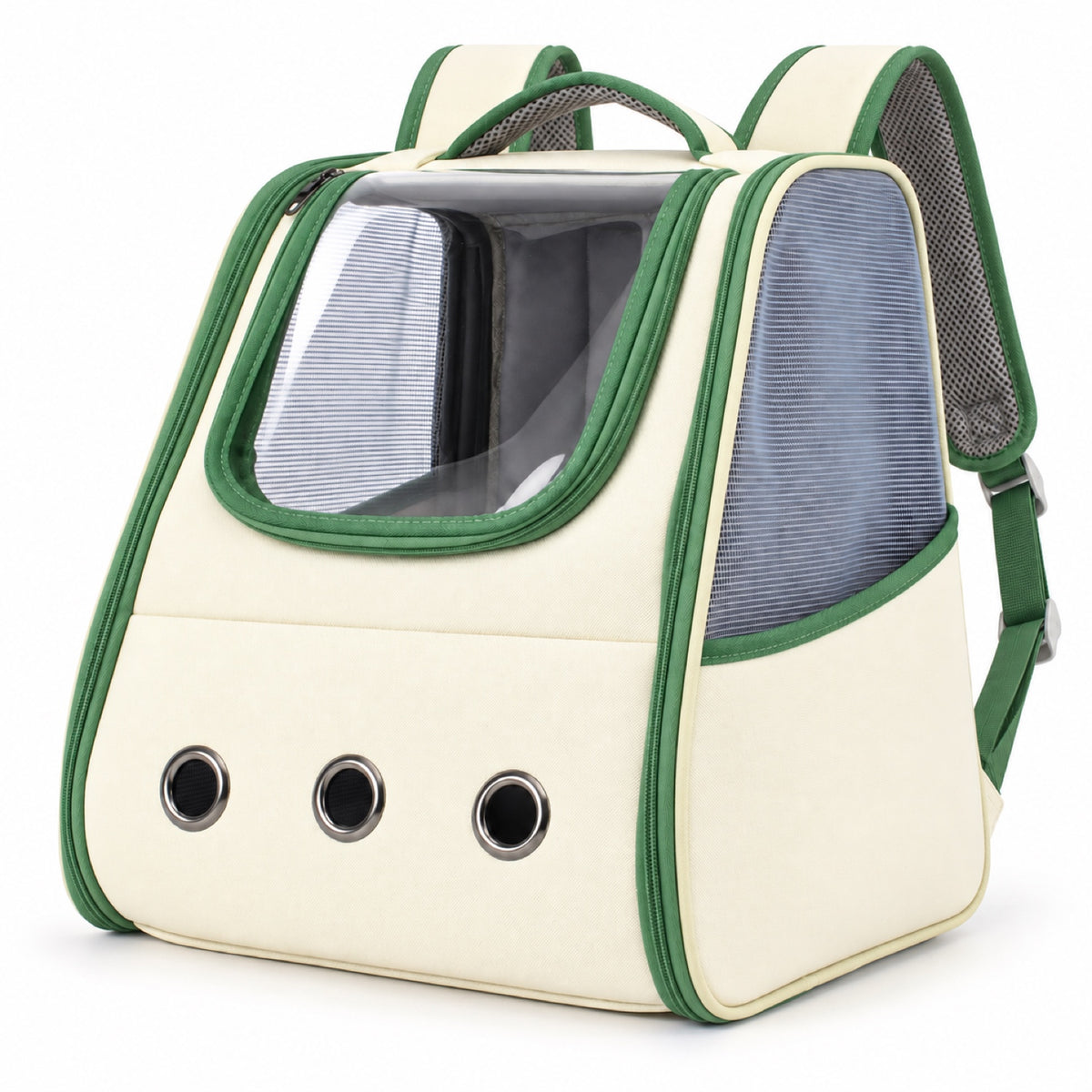 Foldable Ventilated Pet Backpack, 4 Colors, By GAVPEPY image 8 - DPbackpack34-Grass-Green.jpg