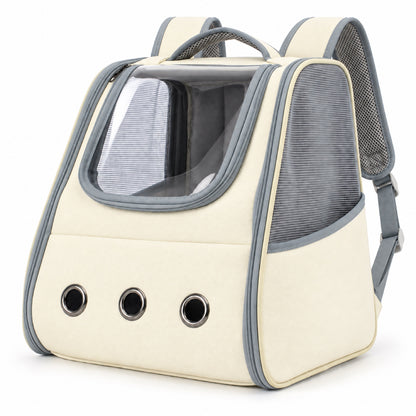 Foldable Ventilated Pet Backpack, 4 Colors, By GAVPEPY image 9 - DPbackpack34-Haze-Gray.jpg