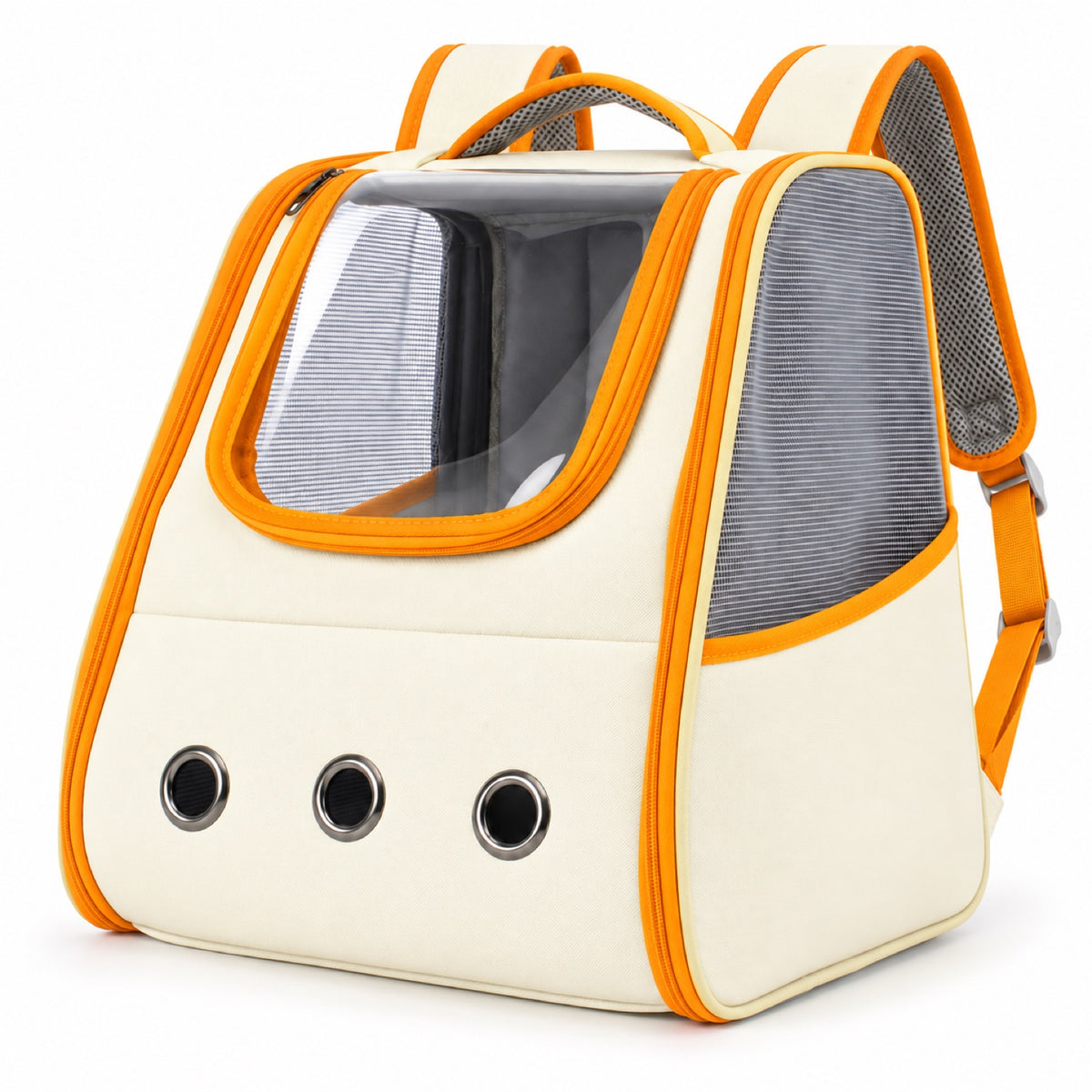 Foldable Ventilated Pet Backpack, 4 Colors, By GAVPEPY image 11 - DPbackpack34-Vibrant-Orange.jpg