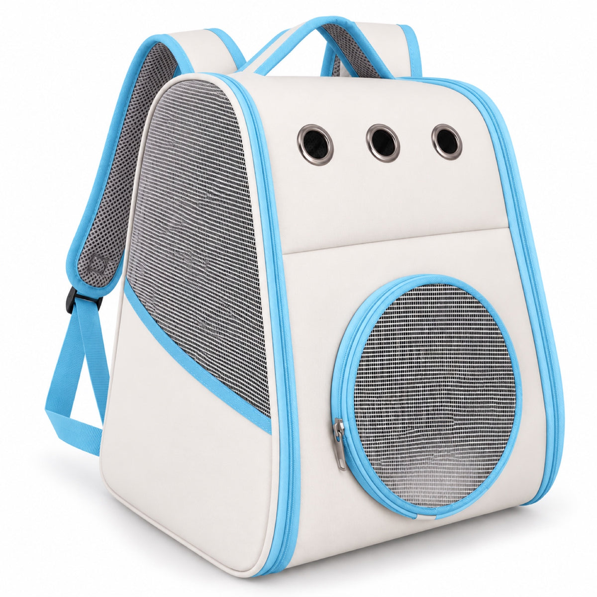 Reinforced Foldable Pet Backpack, 2 Colors, By GAVPEPY image 8 - DPbackpack35-Sky-Blue.jpg