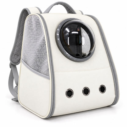 Space Capsule Foldable Pet Backpack, 3 Colors, By GAVPEPY image 8 - DPbackpack36-Haze-Gray.jpg
