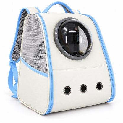 Space Capsule Foldable Pet Backpack, 3 Colors, By GAVPEPY image 9 - DPbackpack36-Sky-Blue.jpg