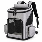 GAVPEPY Polyester Foldable Head-Out Pet Backpack for Pet Transport, Travel and Temporary Containment, Size 33 x 26 x 40 cm, for Road Trips, Vet Visits, Outdoor Outings and Home Use, Foldable Design Supports Compact Storage