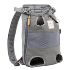 GAVPEPY Canvas Mesh Front Pet Carrier Backpack, 4 Patterns for Pet Transport, Travel and Temporary Containment, Size 35 x 22 x 7cm, 4 Style Options, for Road Trips, Vet Visits, Outdoor Outings and Home Use, Portable Design Supports Travel Routines