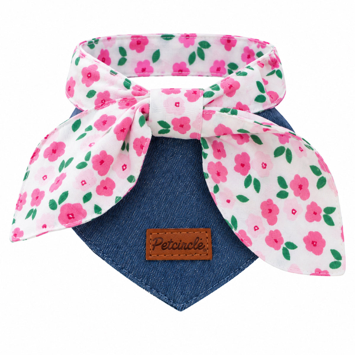 GAVPEPY Polyester Gingham Bow Pet Bib, Sizes S, M, Red, for pet photos, outings and celebrations; decorative neckwear with the selected print and fit shown in the product photos; review the selected variant photo for details image 8 - DPbib10-Design01-S.jpg