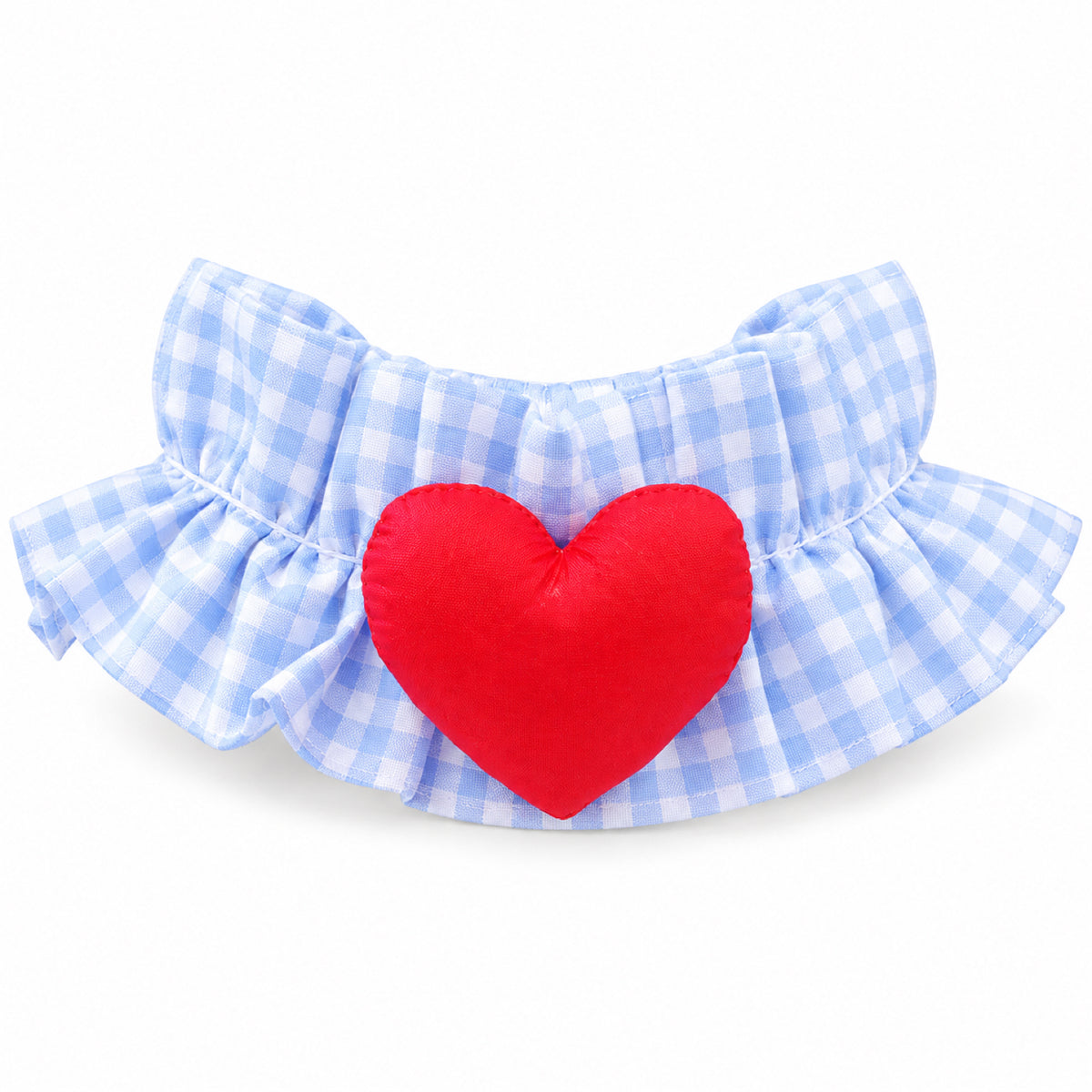 GAVPEPY Polyester Gingham Bear Pet Bib, Size S, as pictured, for pet photos, outings and celebrations; decorative neckwear with the selected print and fit shown in the product photos; review the selected variant photo for details image 8 - DPbib12-Design02-S.jpg