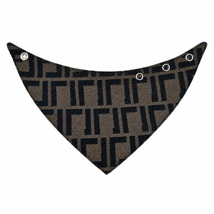 GAVPEPY Polyamide Adjustable Printed Pet Bandana, Sizes S, M, L, Khaki, Pink, for photos, celebrations, walks and everyday pet outfits; a neckwear accessory for everyday outfits, portraits and special occasions image 8 - DPbib16-Design02-S.jpg