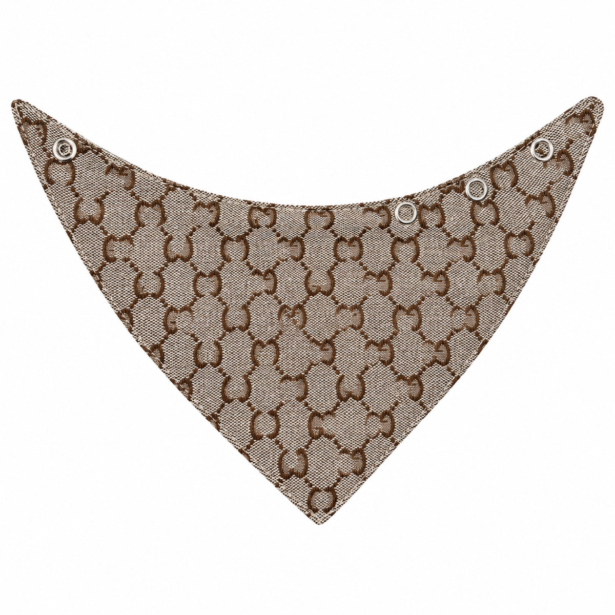GAVPEPY Polyamide Adjustable Printed Pet Bandana, Sizes S, M, L, Khaki, Pink, for photos, celebrations, walks and everyday pet outfits; a neckwear accessory for everyday outfits, portraits and special occasions image 10 - DPbib16-Khaki-S.jpg