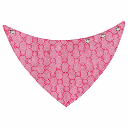 GAVPEPY Polyamide Adjustable Printed Pet Bandana, Sizes S, M, L, Khaki, Pink, for photos, celebrations, walks and everyday pet outfits; a neckwear accessory for everyday outfits, portraits and special occasions image 11 - DPbib16-Pink-S.jpg