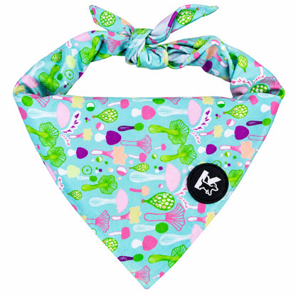 GAVPEPY Polyester Floral Print Pet Bandana, Size One Size, Green, for pet photos, outings and celebrations; decorative neckwear with the selected print and fit shown in the product photos; review the selected variant photo for details image 15 - DPbib34-Green-OneSize.jpg