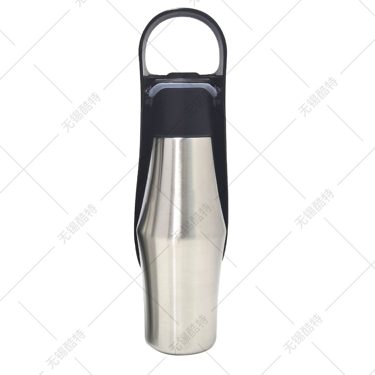 Stainless Steel Travel Dog Water Bottle, 750 mL, 7 Colors, By GAVPEPY image 11 - DPbottle1-Black.jpg