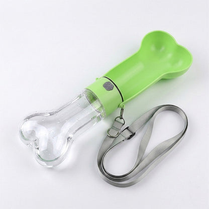 Portable Pet Water Bottle Collection, 400-800 mL, 17 Options, By GAVPEPY image 13 - DPbottle11-Green-520ML.jpg