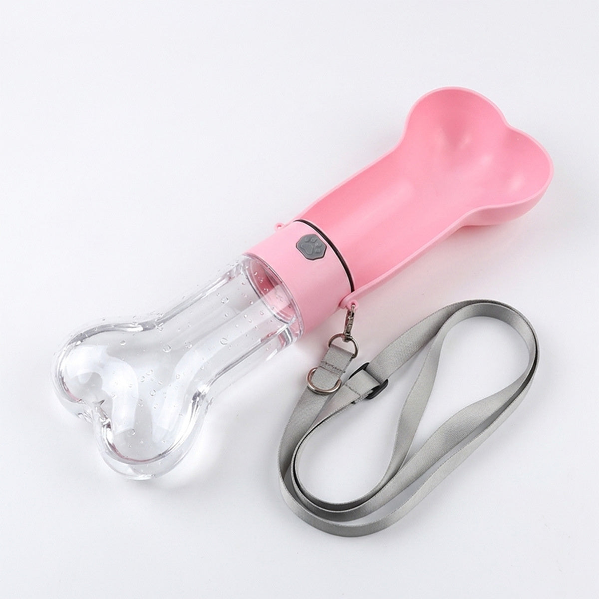 Portable Pet Water Bottle Collection, 400-800 mL, 17 Options, By GAVPEPY image 11 - DPbottle11-Pink-520ML.jpg