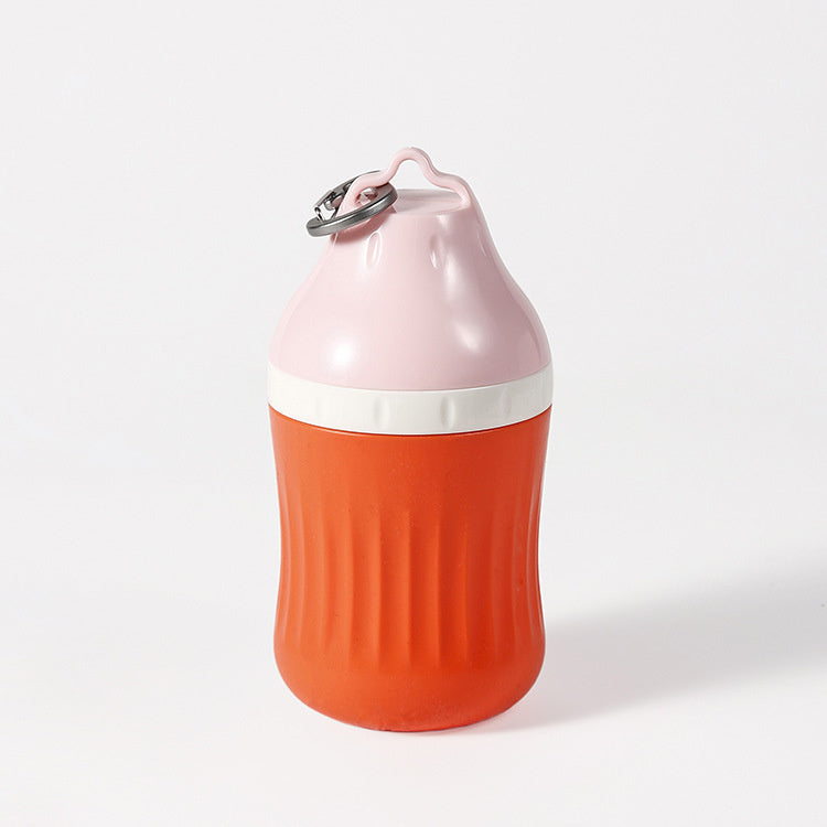 Compact Pet Water Dispenser, 220 or 420 mL, 5 Colors, By GAVPEPY image 10 - DPbottle14-Orange-8X16CM.jpg