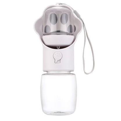 Pet Water and Food Bottle with 80 g Food Storage, By GAVPEPY image 11 - DPbottle15-White-330-WaterFoodCombo.jpg