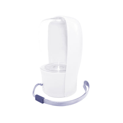 Foldable Silicone Pet Travel Water Bottle, 280 mL, 3 Colors, By GAVPEPY image 9 - DPbottle19-White.jpg