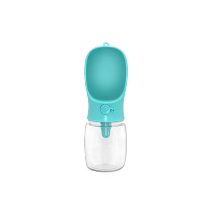 Portable Pet Water Bottle, 350 or 550 mL, 3 Colors, By GAVPEPY image 11 - DPbottle2-Blue-350.jpg