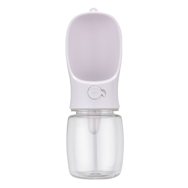 Portable Pet Water Bottle, 350 or 550 mL, 3 Colors, By GAVPEPY image 12 - DPbottle2-White-350.jpg