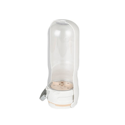 Foldable Pet Water Bottle with Two Bowl Sizes, 350 mL, By GAVPEPY image 8 - DPbottle22-White-LARGE.jpg