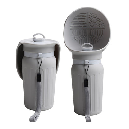 Flip-Trough Silicone Pet Water Bottle, 620 mL, 2 Colors, By GAVPEPY image 9 - DPbottle23-Gray.jpg