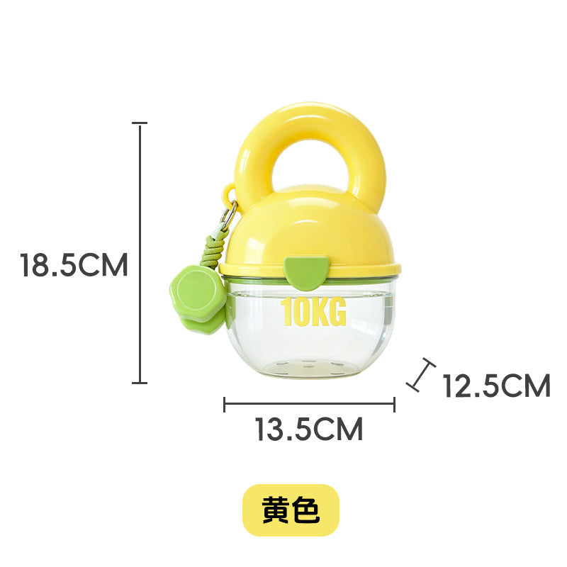 Portable Pet Water Bottle with Shoulder Strap, 450 mL, 2 Colors, By GAVPEPY image 8 - DPbottle7-Yellow-450ML.jpg