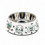 GAVPEPY Plastic Double-Layer Non-Slip Pet Bowl, 3 Sizes for Everyday Feeding, Water Service and Organized Pet Care, Sizes S, M, and L, for Home Kitchens, Feeding Stations and Travel Setups, Foldable Design Supports Compact Storage