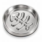 GAVPEPY Fish-Bone Stainless Steel Slow Feeder Bowl with Silicone Base for Everyday Feeding, Water Service and Organized Pet Care, for Home Kitchens, Feeding Stations and Travel Setups, Slow-Feeding Layout Encourages a Measured Pace