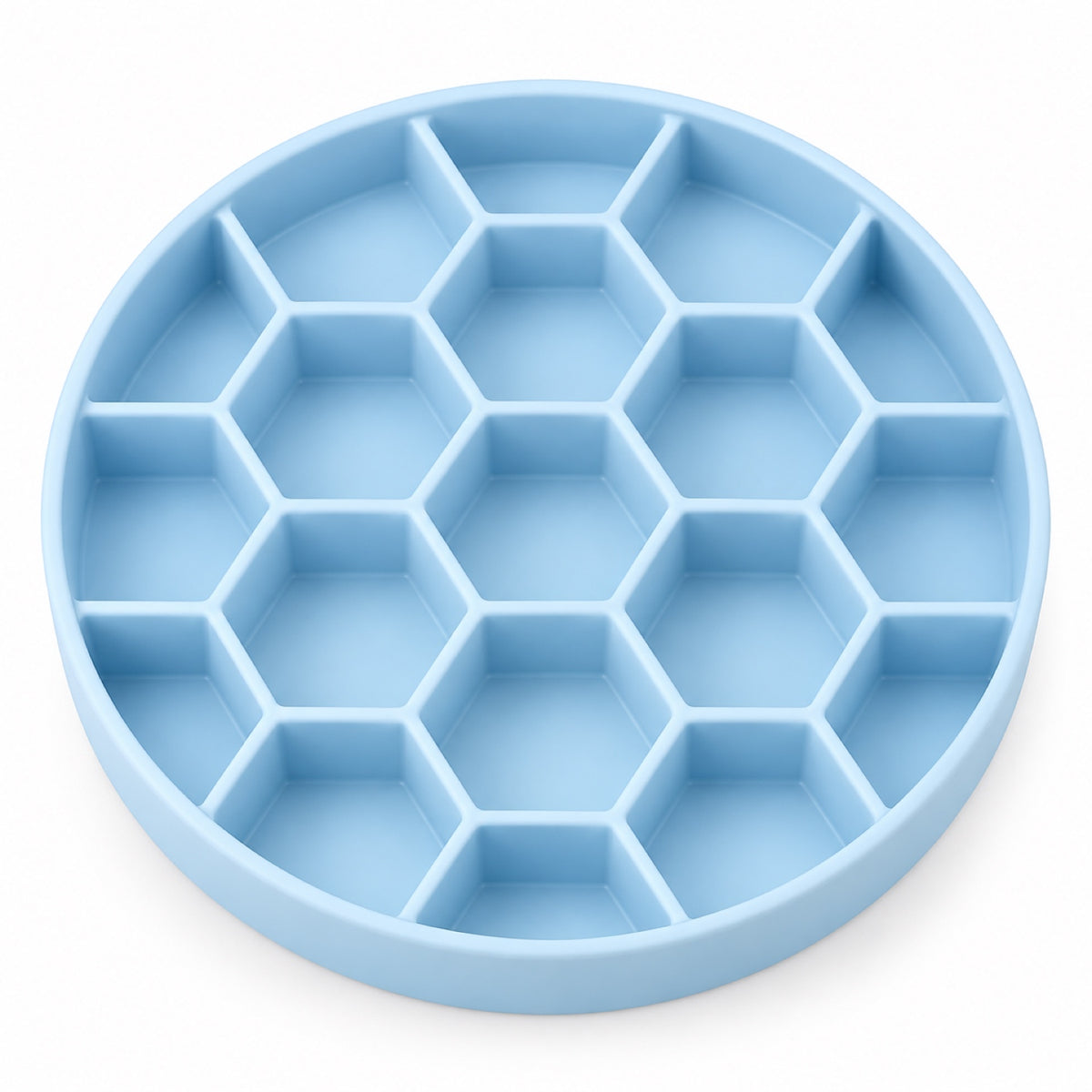 Collapsible Silicone Pet Bowl, 3 Colors and 2 Sizes, By GAVPEPY image 13 - DPbowl36-Blue-21CM.jpg