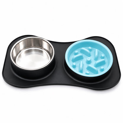 Black Food-Grade Silicone Pet Feeding Bowl, By GAVPEPY image 8 - DPbowl37-Black.jpg