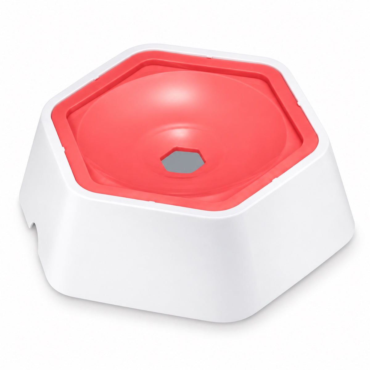 Floating Splash-Control Pet Water Bowl, 4 Colors, By GAVPEPY image 11 - DPbowl40-Red.jpg