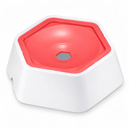 Floating Splash-Control Pet Water Bowl, 4 Colors, By GAVPEPY image 11 - DPbowl40-Red.jpg