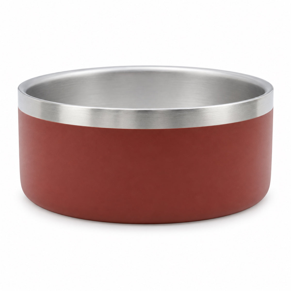 GAVPEPY Stainless Steel Pet Feeding Bowl, 14, 18 or 22 cm diameter, Red, Black, Blue, Green or White, for Everyday Dog and Cat Meals or Water at Home, wide rim and colored outer finish; a practical feeding setup for daily pet-care routines image 9 - DPbowl43-Red-18CM.jpg