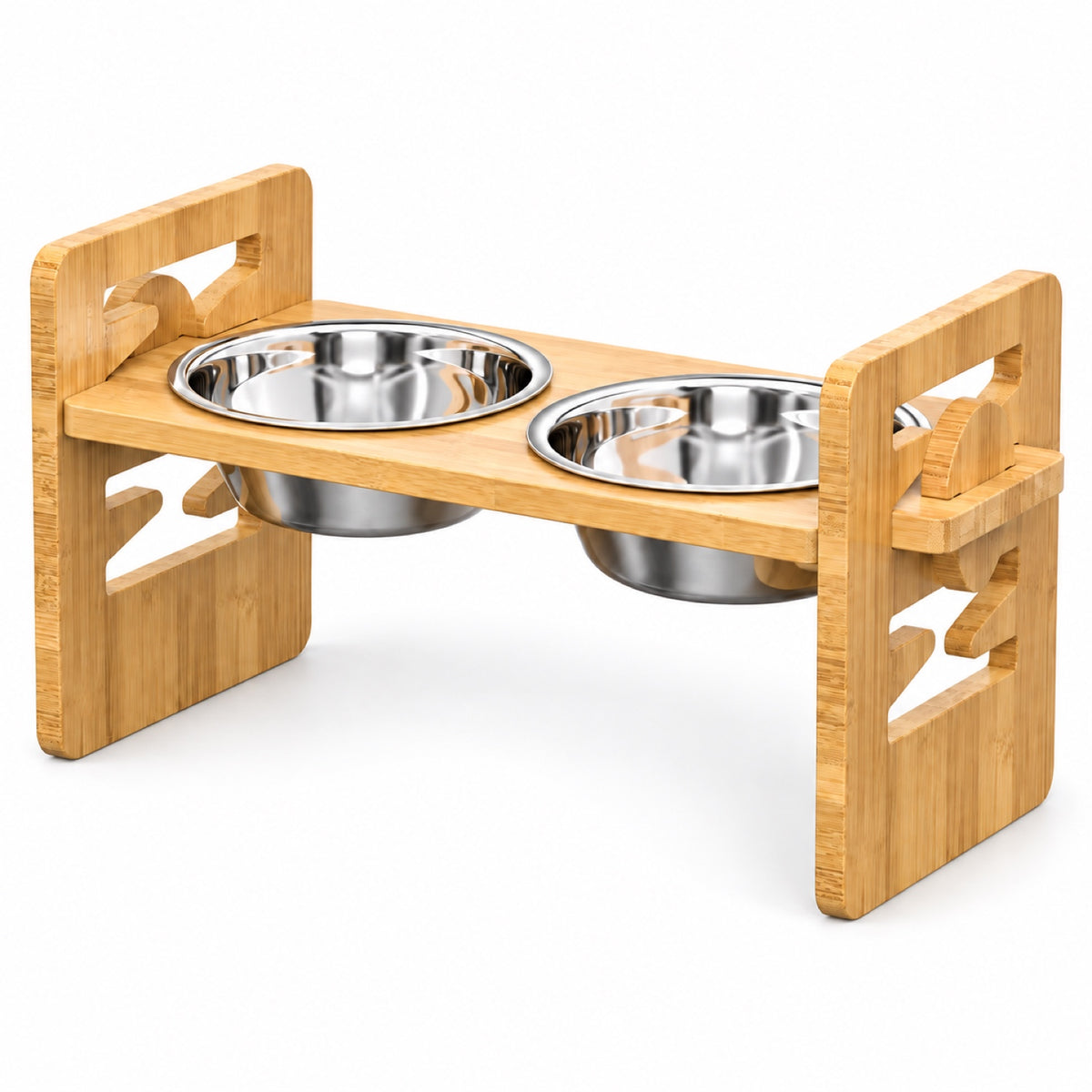 Flat-Bottom Bamboo Double Pet Bowl Stand, By GAVPEPY image 8 - DPbowl7-FlatBottom.jpg