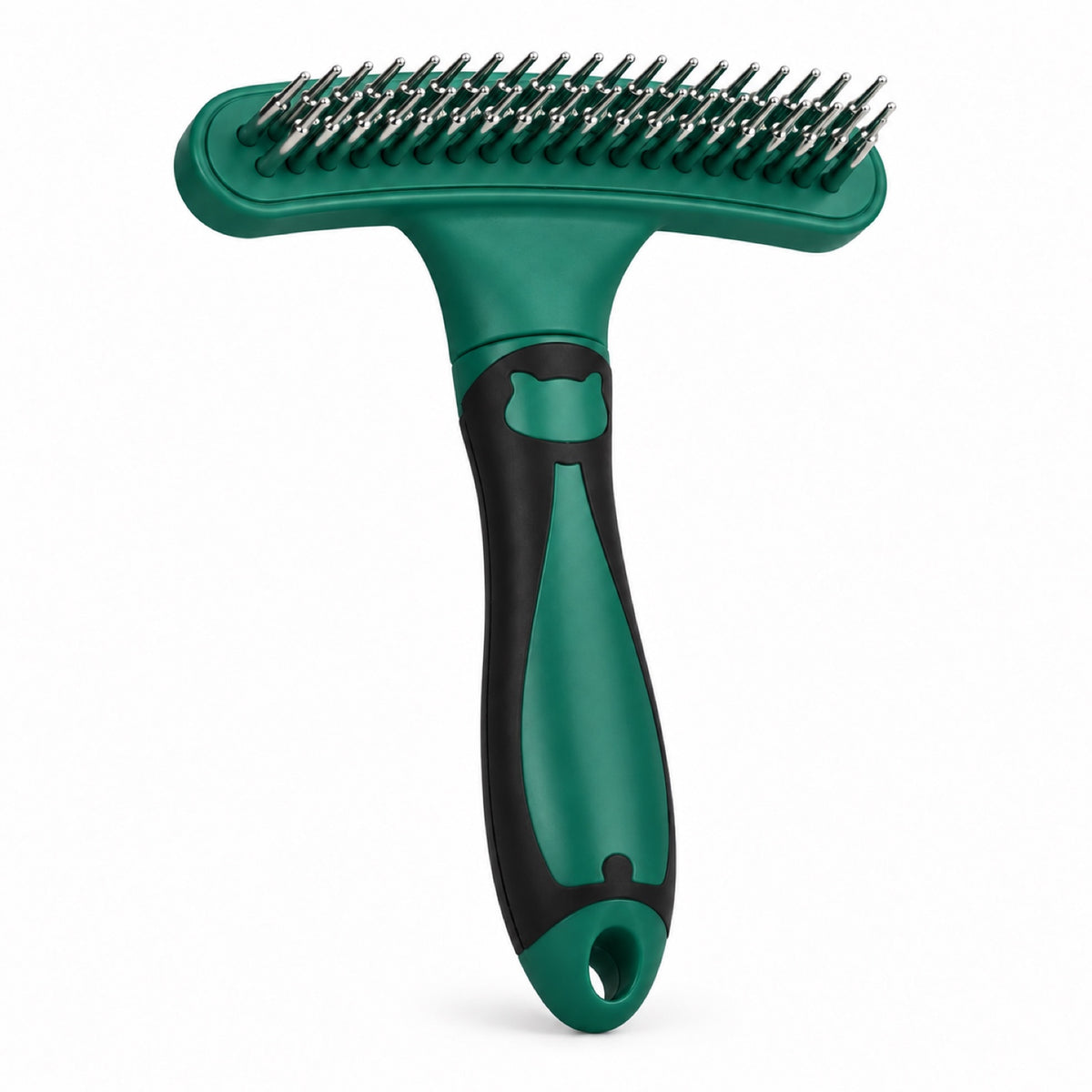Double-Row Pet Grooming Rake, 5 Colors, By GAVPEPY image 10 - DPbrush13-Green.jpg