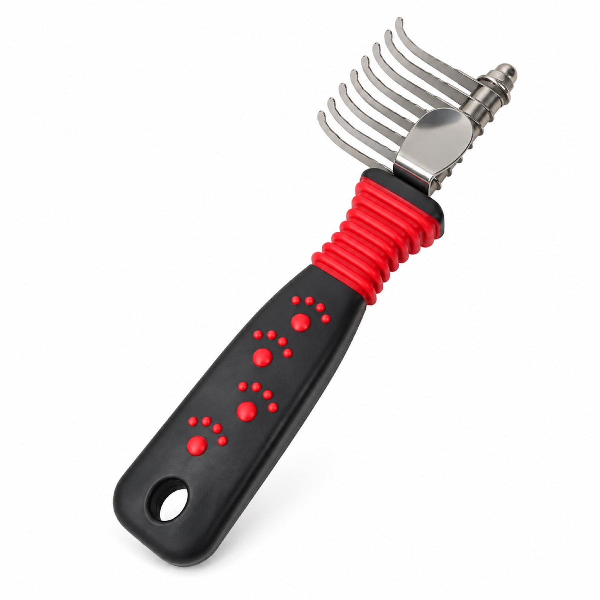 Pet Dematting Comb Collection, 4 Styles, By GAVPEPY image 10 - DPbrush17-Red-V4.jpg