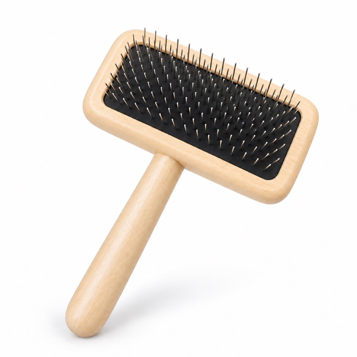Beechwood Cushion Pet Slicker Brush, 2 Sizes, By GAVPEPY image 11 - DPbrush18-M.jpg