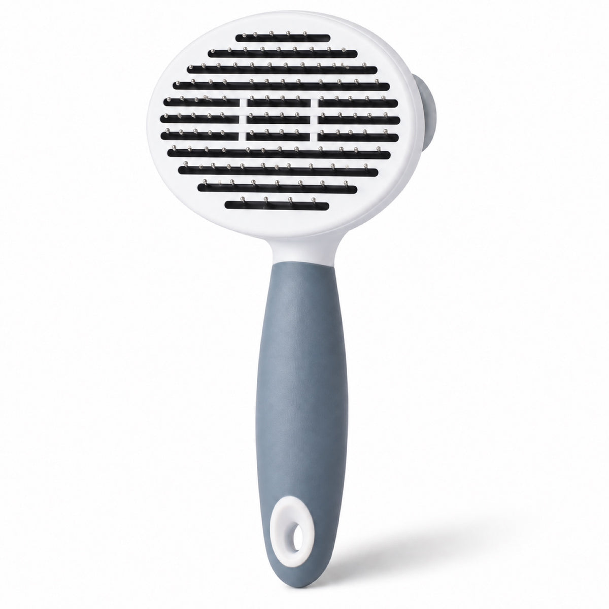 Pet Grooming Pin Brush, 2 Colors and 2 Pin Types, By GAVPEPY image 8 - DPbrush19-Teal-LongHair-CoarsePin.jpg