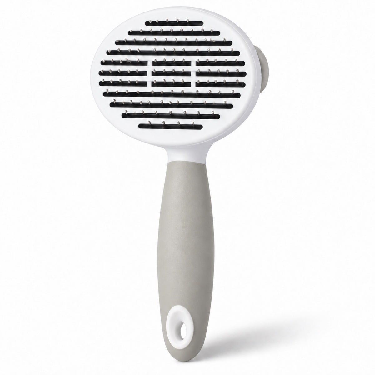 Pet Grooming Pin Brush, 2 Colors and 2 Pin Types, By GAVPEPY image 10 - DPbrush19-White-LongHair-CoarsePin.jpg