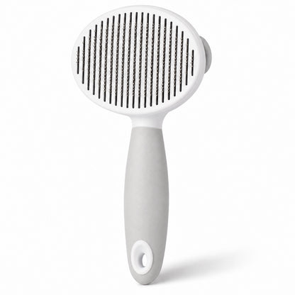Pet Grooming Pin Brush, 2 Colors and 2 Pin Types, By GAVPEPY image 11 - DPbrush19-White-ShortHair-FinePin.jpg