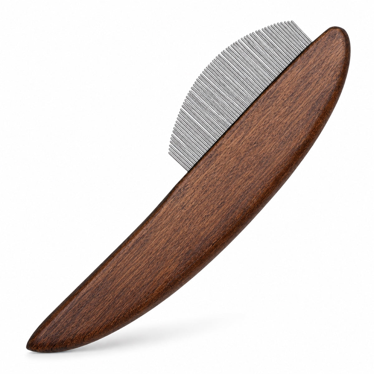 60-Tooth Wooden Pet Flea Comb, 2 Designs and 3 Finishes, By GAVPEPY image 11 - DPbrush22-Variant5.jpg