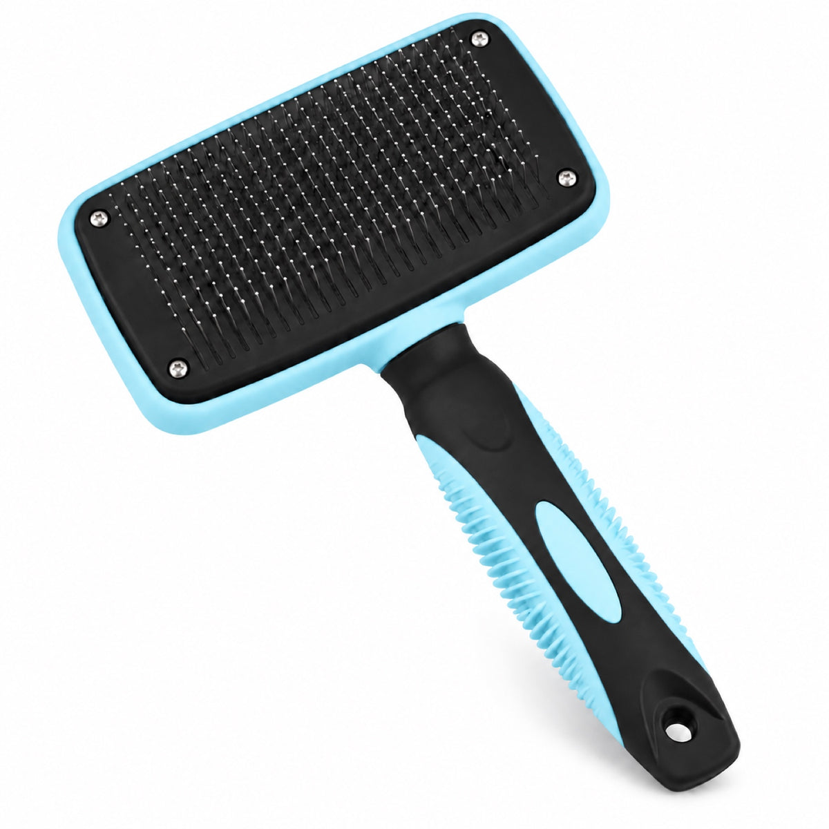 One-Touch Pet Slicker Brush, 4 Colors, By GAVPEPY image 8 - DPbrush23-Blue.jpg
