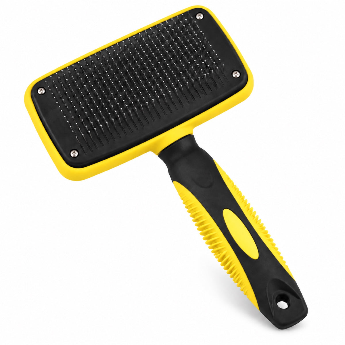 One-Touch Pet Slicker Brush, 4 Colors, By GAVPEPY image 11 - DPbrush23-Yellow.jpg
