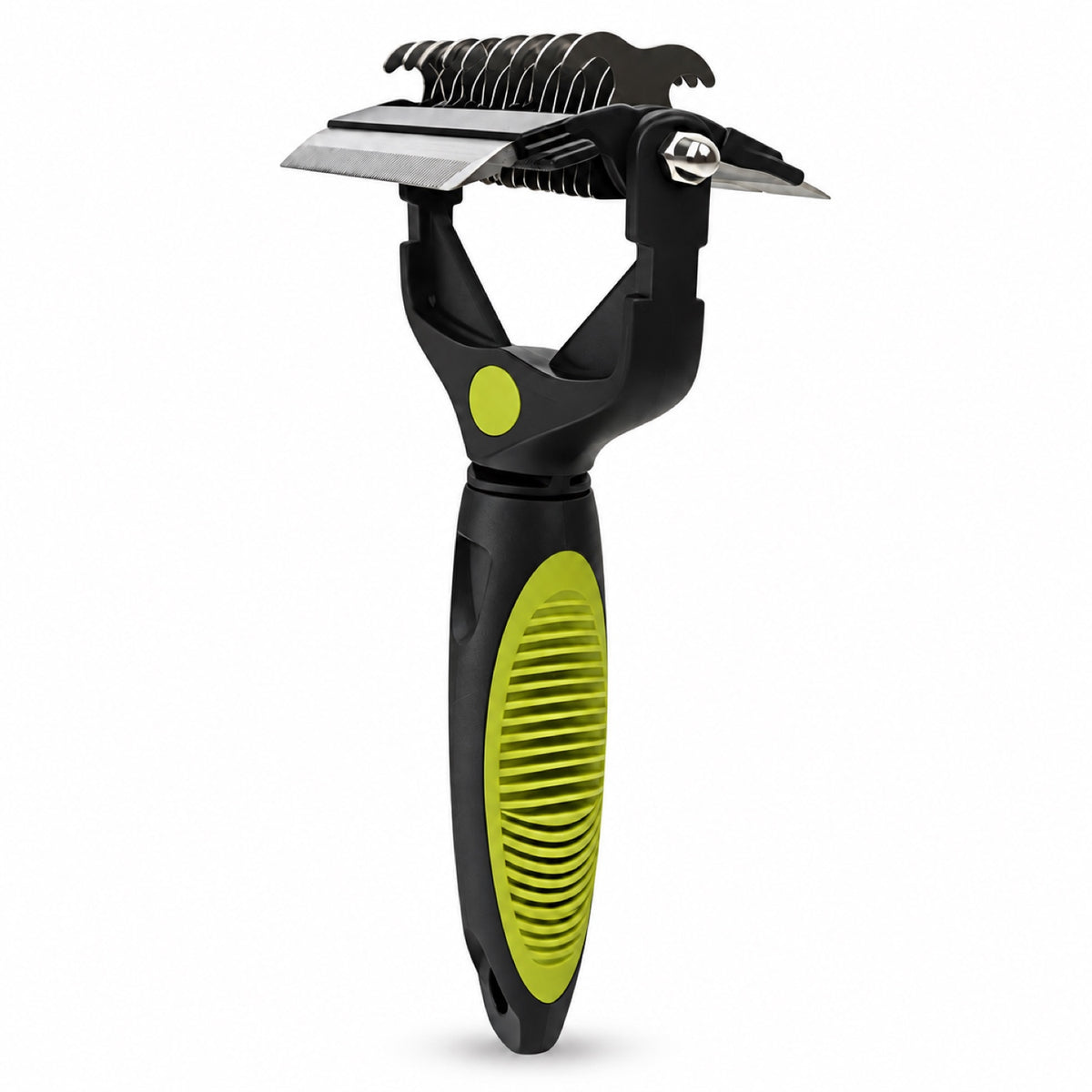 3-in-1 Pet Grooming Comb, Medium, 3 Colors, By GAVPEPY image 9 - DPbrush26-Green-MEDIUM.jpg