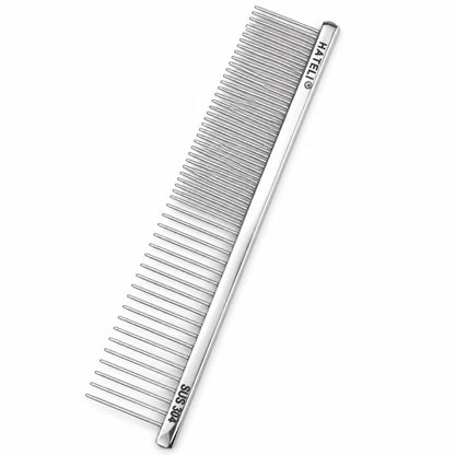 304 Stainless Steel Pet Grooming Comb, 22 Styles, By GAVPEPY image 8 - DPbrush4-13CM-LongPin.jpg