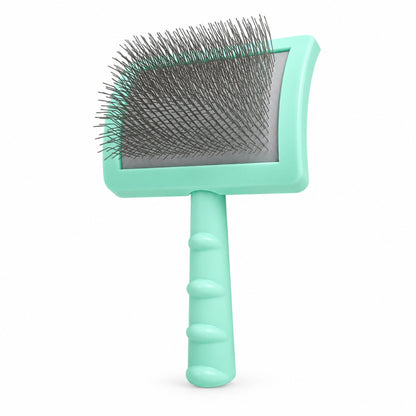 Pet Slicker Brush, 2 Sizes and 5 Colors, By GAVPEPY image 11 - DPbrush6-Green-LARGE-LongPin.jpg
