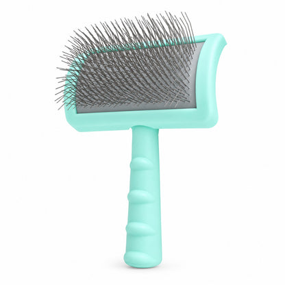 Pet Slicker Brush, 2 Sizes and 5 Colors, By GAVPEPY image 13 - DPbrush6-Green-SMALL-LongPin.jpg