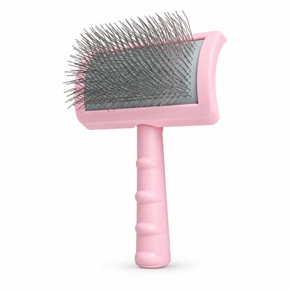 Pet Slicker Brush, 2 Sizes and 5 Colors, By GAVPEPY image 18 - DPbrush6-Pink-SMALL-LongPin.jpg
