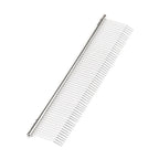 GAVPEPY 304 Stainless Steel Pet Grooming Comb for Detangling, Coat Finishing and Routine Grooming, Size 22 cm, 2 Style Options, for At-Home Grooming for Dogs and Cats, Smooth Stainless Steel Supports Routine Cleaning, Model DPBRUSH9
