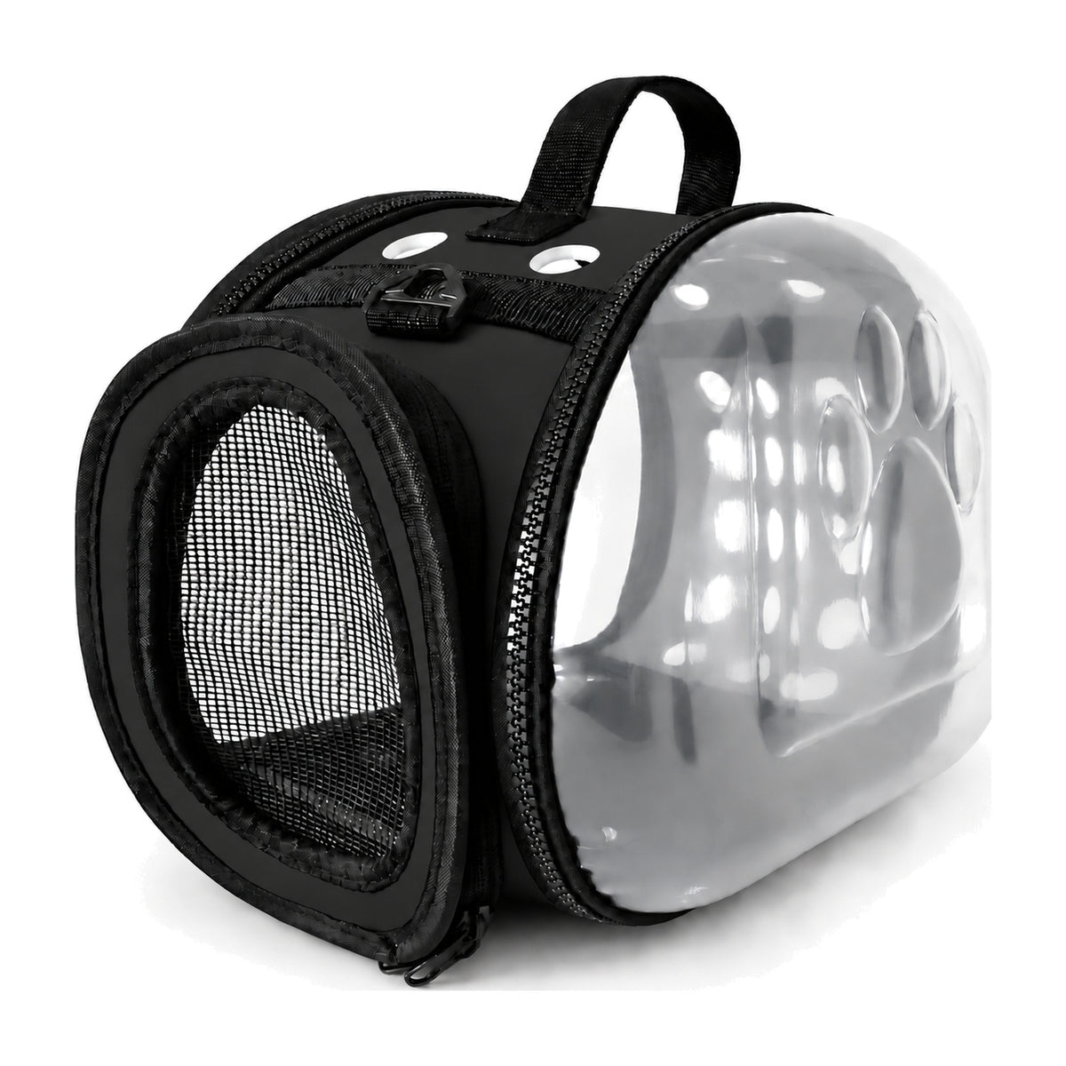 Soft-Sided Cat Travel Carrier, 6 Colors & 2 Sizes, By GAVPEPY image 9 - DPcarrier4-Black-LARGE.jpg