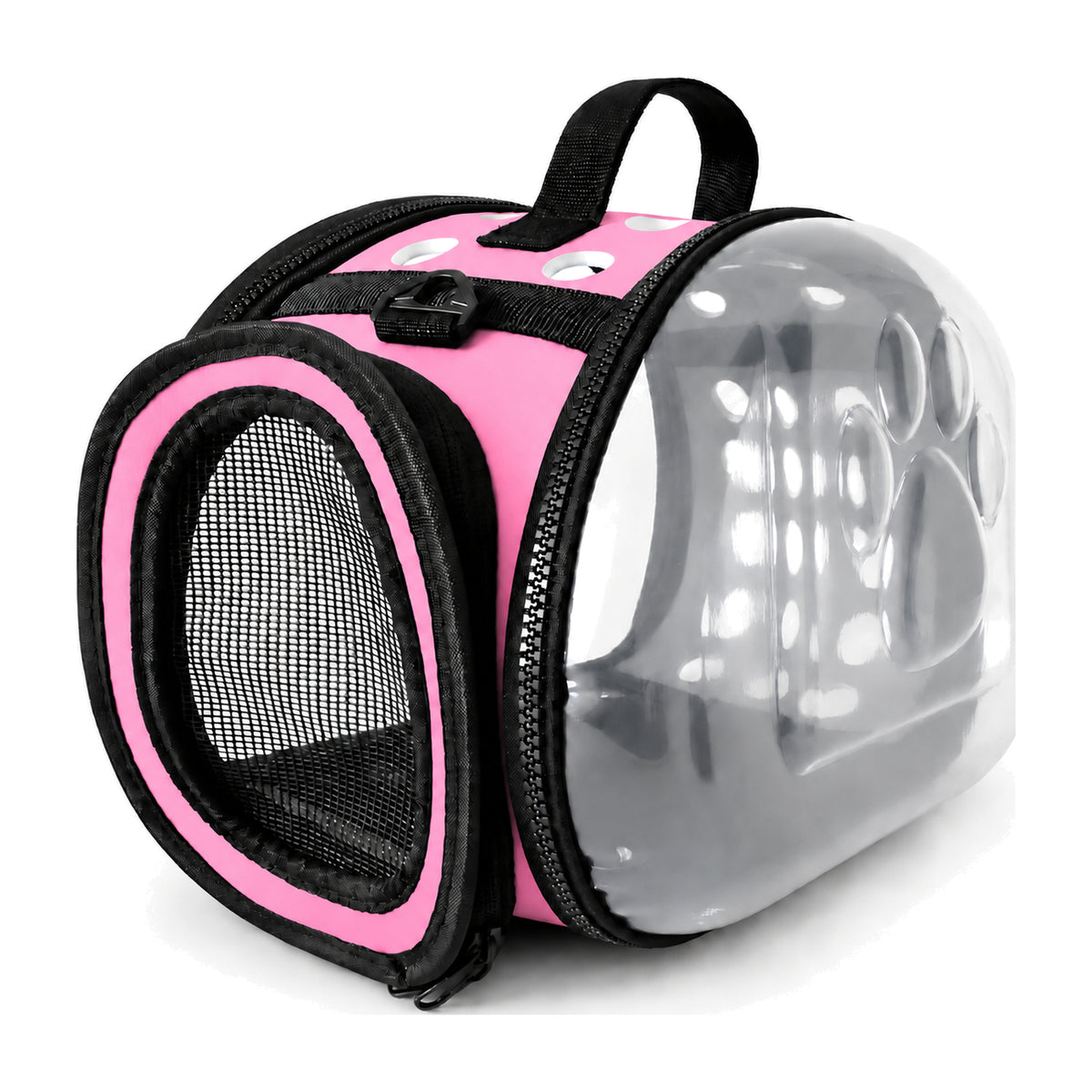Soft-Sided Cat Travel Carrier, 6 Colors & 2 Sizes, By GAVPEPY image 11 - DPcarrier4-Pink-LARGE.jpg